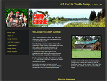 Tablet Screenshot of campcurrie.org